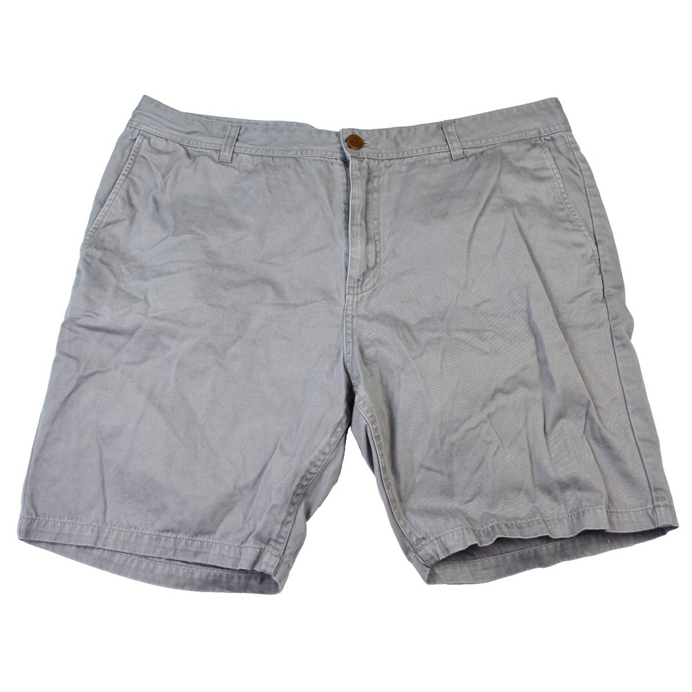 Katin Cotton Twill Chino Shorts Mens 40 Gray 8"‎ Inseam Above Knee Casual Preppy